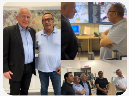 שר החקלאות ופיתוח הכפר, ראש השב״כ לשעבר,חה״כ אבי דיכטר בביקור בנתיבות