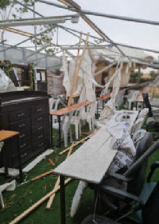 בית הכנסת המרכזי- האוהל מנהטן ניזוק בעקבות הסופה בליל שבת האחרון