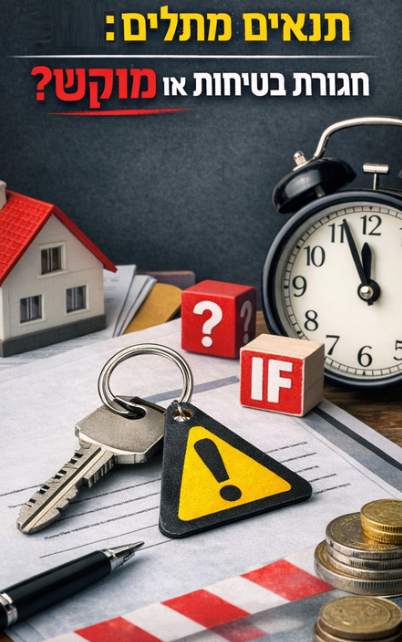 תנאים מתלים בחוזה מכר – חגורת בטיחות או מוקש?