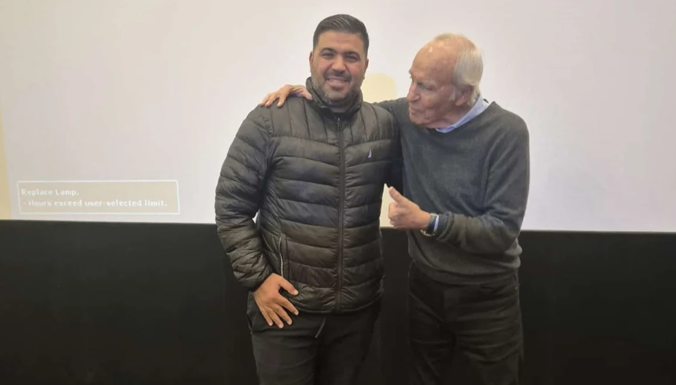 ביקור משמעותי במכבי עירוני נתיבות – מוטלה שפיגלר הגיע להתרשם